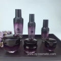 wholesales High-grade round Gradient purple cosmetics electroplating glass bottle/jars with good price